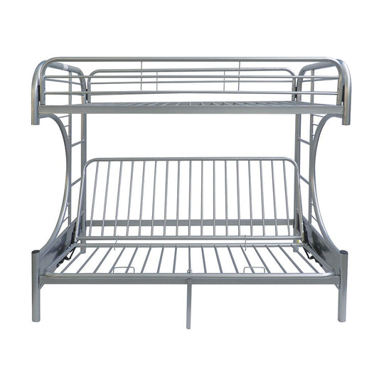 Eclipse Bunk Bed (Twin/Full/Futon) in Silver 02091SI