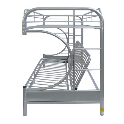 Eclipse Bunk Bed (Twin/Full/Futon) in Silver 02091SI