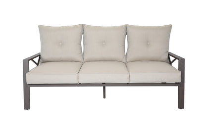 Modern Muse 4 pcs Aluminum Patio Sofa set with Cushion,KD