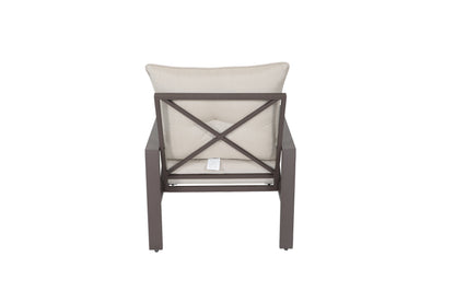Modern Muse 4 pcs Aluminum Patio Sofa set with Cushion,KD