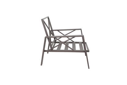 Modern Muse 4 pcs Aluminum Patio Sofa set with Cushion,KD