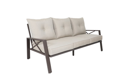 Modern Muse 4 pcs Aluminum Patio Sofa set with Cushion,KD