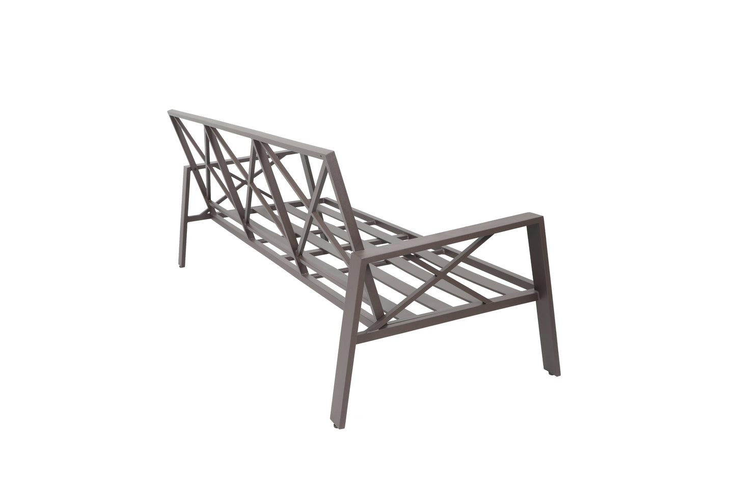 Modern Muse 4 pcs Aluminum Patio Sofa set with Cushion,KD