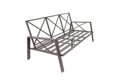 Modern Muse 4 pcs Aluminum Patio Sofa set with Cushion,KD