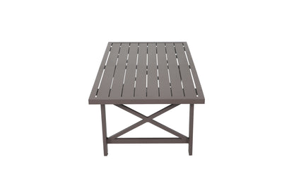 Modern Muse 4 pcs Aluminum Patio Sofa set with Cushion,KD