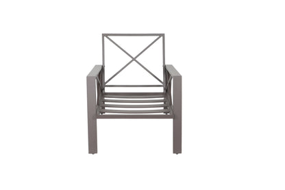 Modern Muse 4 pcs Aluminum Patio Sofa set with Cushion,KD