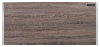 Finis Desk in Weathered Oak  Chrome 92344