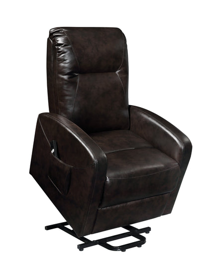 Kasia Recliner w/Power Lift, Espresso PU 59458