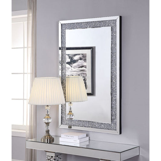 Noralie Wall Decor in Mirrored  Faux Diamonds 97573