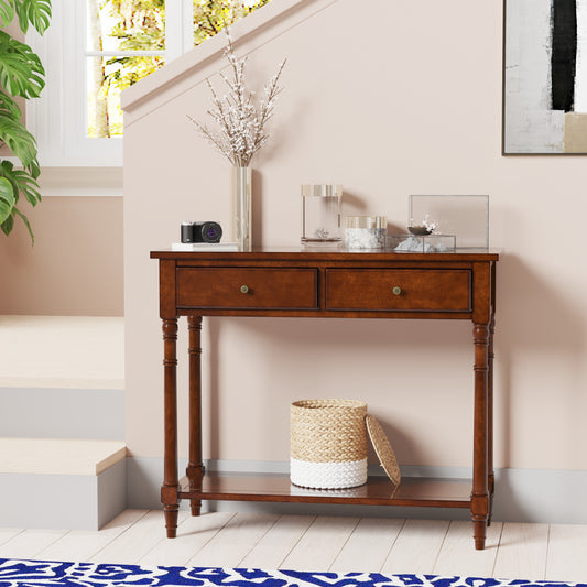 solid wood sofa table(Cherry)