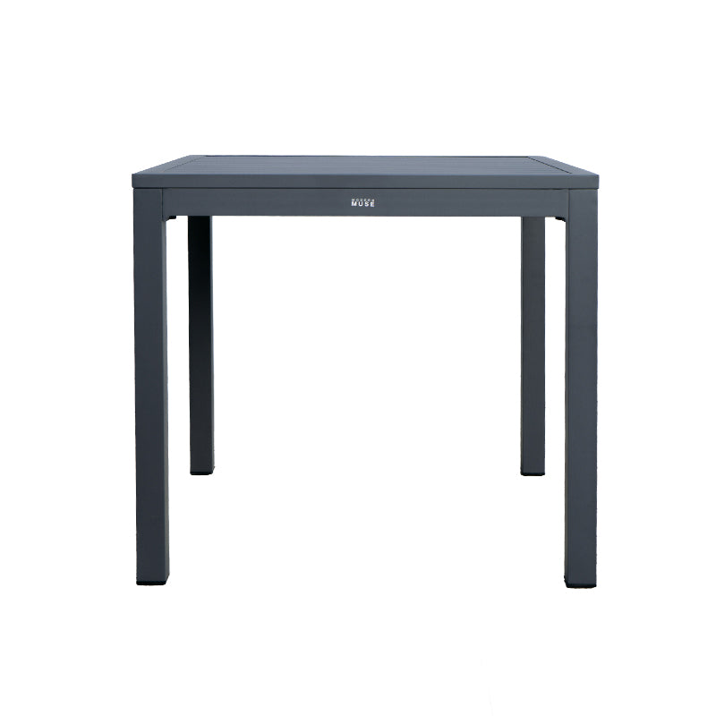 Modern Muse Aluminum Patio Dining Table and Chair 5 pcs Set