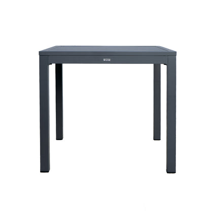 Modern Muse Aluminum Patio Dining Table and Chair 5 pcs Set