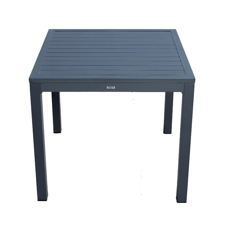Modern Muse Aluminum Patio Dining Table and Chair 5 pcs Set