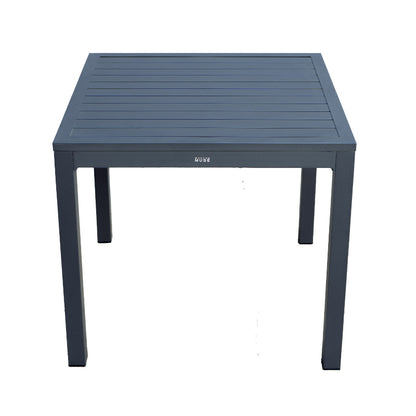 Modern Muse Aluminum Patio Dining Table and Chair 5 pcs Set
