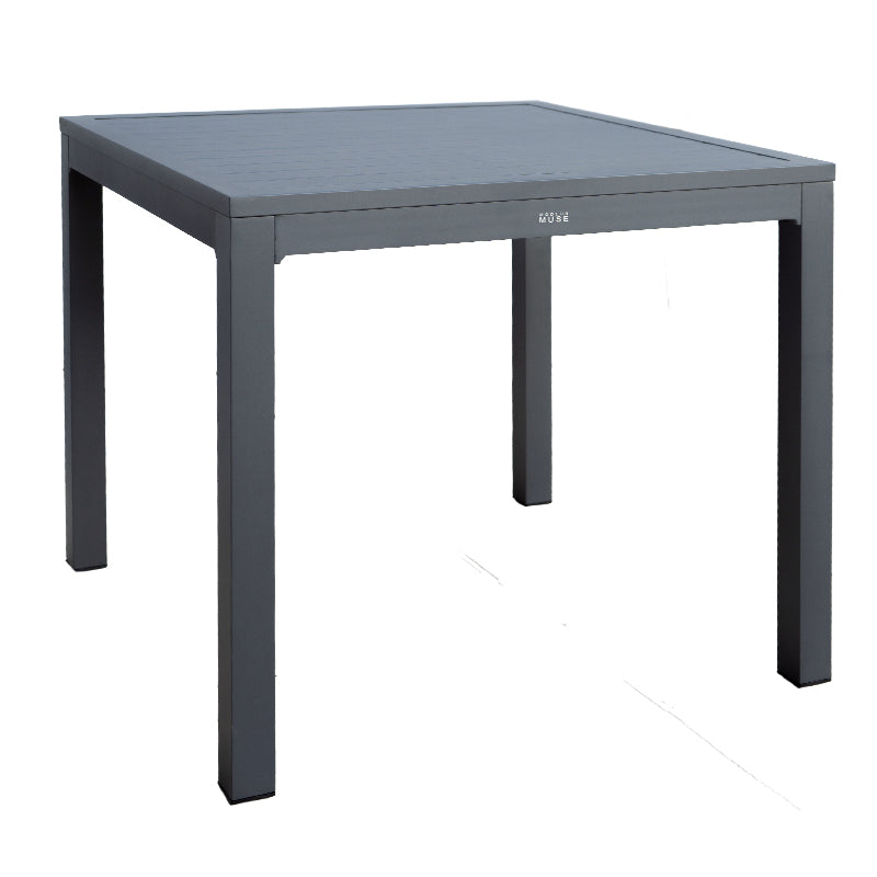 Modern Muse Aluminum Patio Dining Table and Chair 5 pcs Set