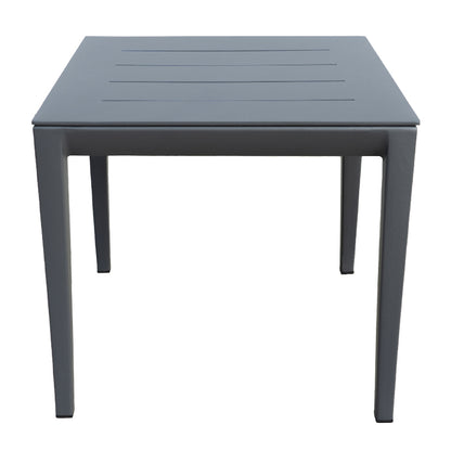 Modern Muse Aluminum Patio Dining Table and Chair 5 pcs Set