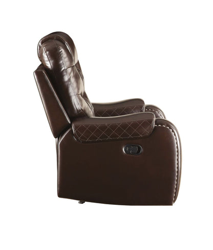 Braylon Recliner (Motion), Brown PU 55417