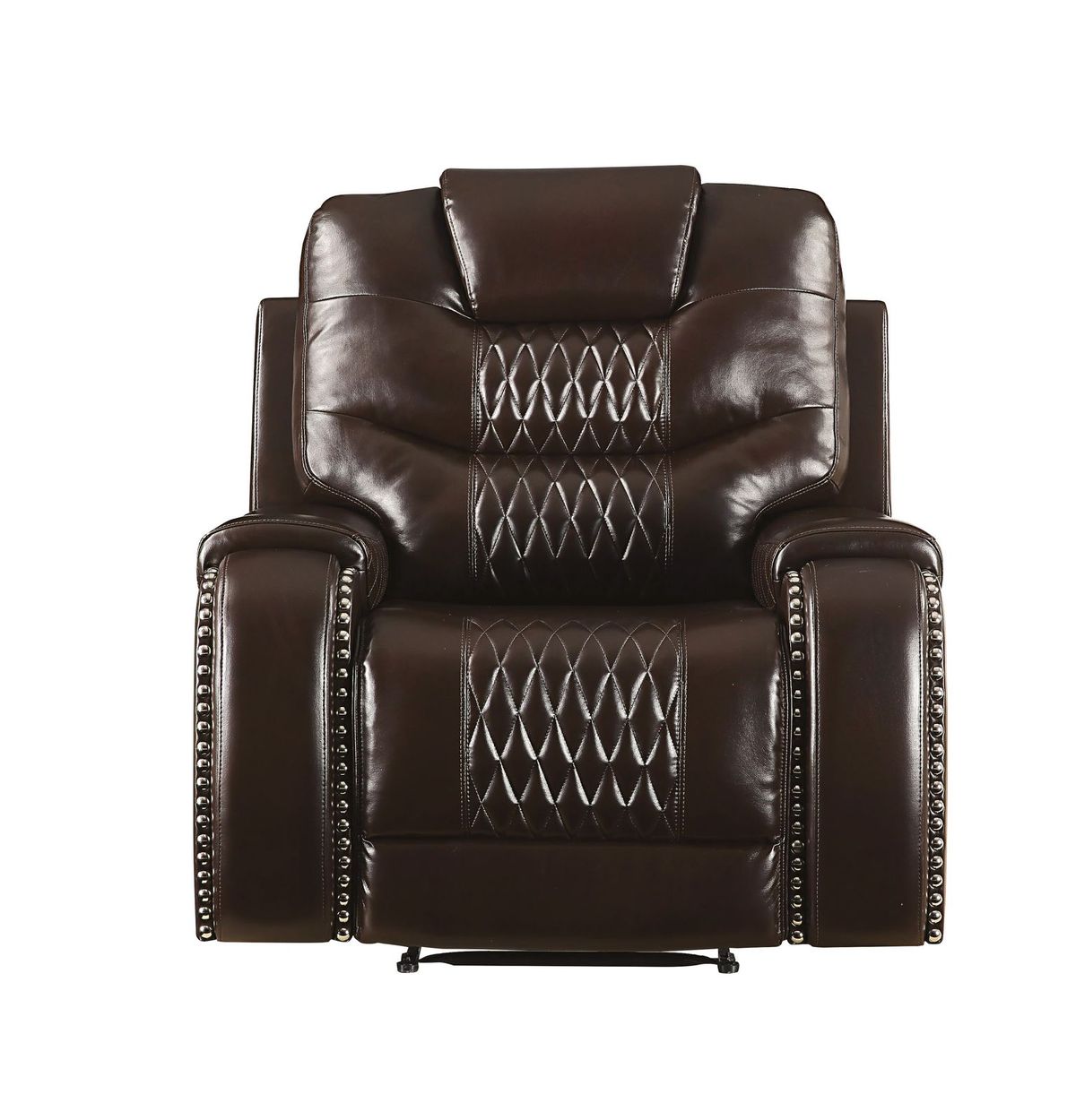 Braylon Recliner (Motion), Brown PU 55417