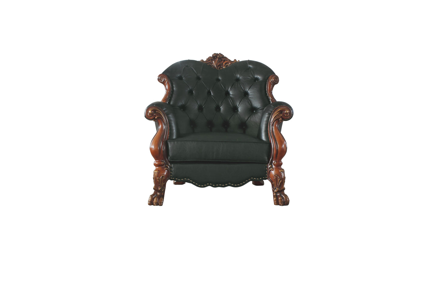 Dresden Chair w/1 Pillow, Cherry Oak & PU 58232