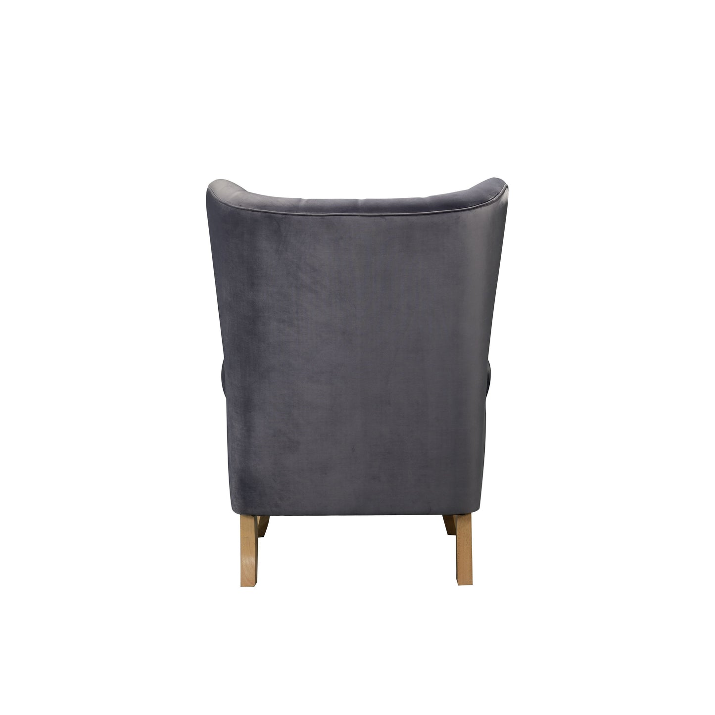 Adonis Accent Chair, Gray Velvet 59517