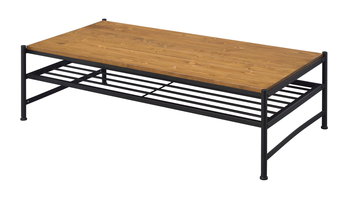 Kande Coffee Table, Oak & Black 83865