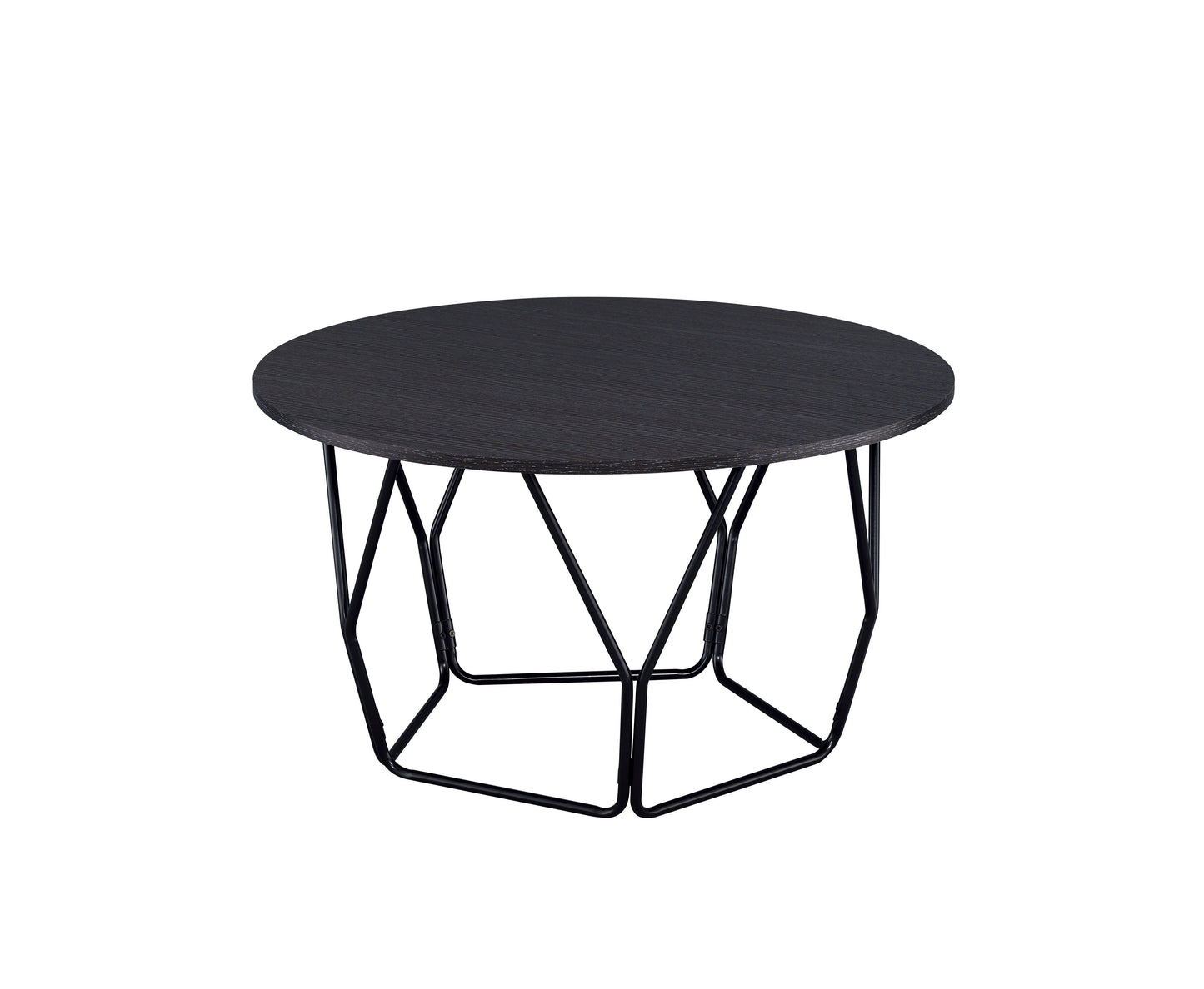 Sytira Coffee Table, Espresso & Black 83950