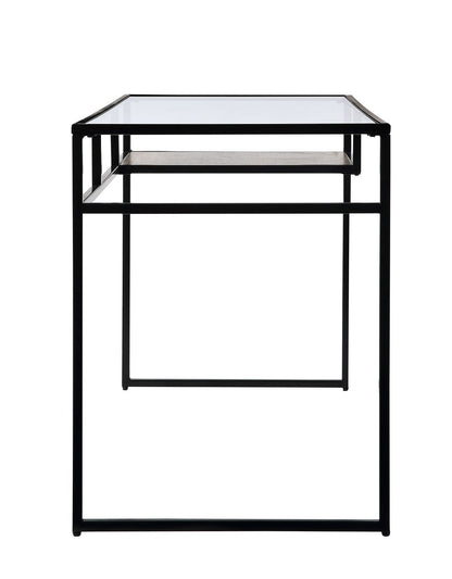 Yasin Desk, Black & Glass 92580