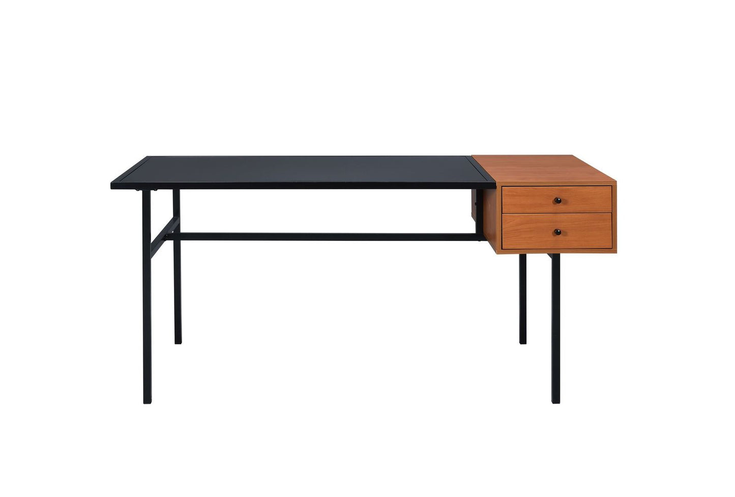 Oaken Desk, Honey Oak & Black 92675