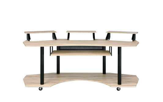 Eleazar Computer Desk, Natural Oak 92897